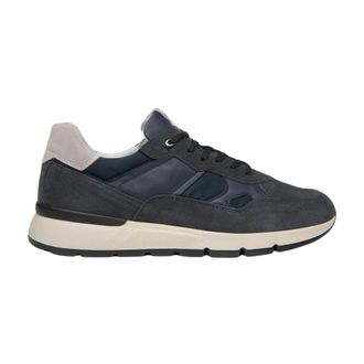 Nero Giardini Sneakers in camoscio- pelle e tela - - Shoes - Uomo - Blu - 40 EU