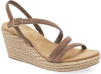 Pedro Garcia Aridai Platform Wedge Sandal in Chocolat Castoro at Nordstrom, Size 9.5Us