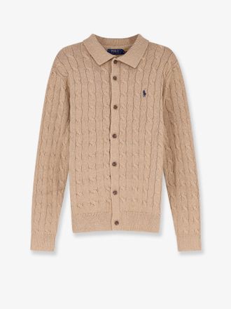 Ralph Lauren Cardigan in cotone con lavorazione a trecce - POLO RALPH LAUREN - gender_Man