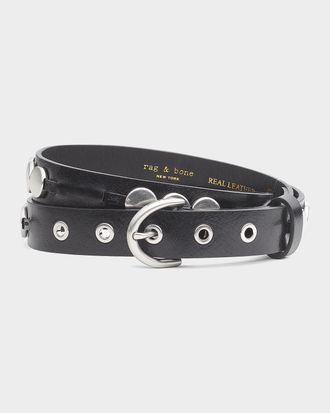 Rag & Bone Luna Beaded LeatherBelt