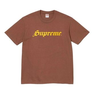 SUPREME SS26 Speed T-Shirt Brown SUP-SS26-352-BRN