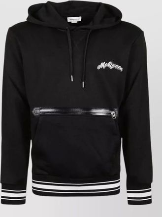 Alexander McQueen cotton hooded jacket