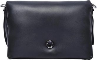 Hogan Leather Shoulder Bag - Black
