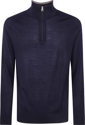 Paul Smith Sweater Zip Neck M1r.971Z. W03154