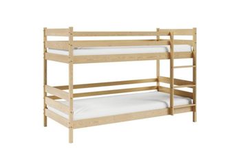 AKL FURNITURE Cama infantil pino beige 80x160