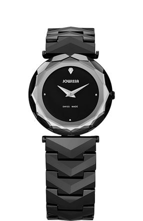 Jowissa Womens Safira Diamond Black Watch - One Size