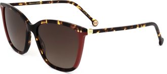 Carolina Herrera Womens 55mm Brown Sunglasses HER0245-S-O63-55