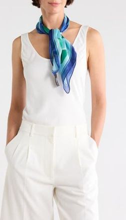 Vince Camuto Bold Stripe Bandana in Chambray Multi at Nordstrom Rack