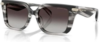 Michael Kors Santo Domingo Zonnebril - Dames - Zonnebrillen - Zwart - 52 MM - Accessoires