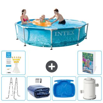 Intex Piscina Con Estructura Redonda - 305x76 Cm - 7-piezas S144