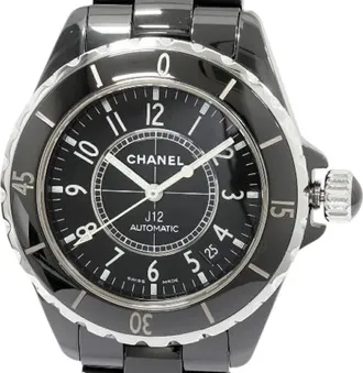 Chanel Pre-owned J12 Black Ceramic - Heren - Vintage Horloges - Zwart - ONE Size - Vintage