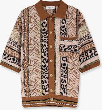 Laneus Camicia in maglia multicolore - LANEUS - gender_Man