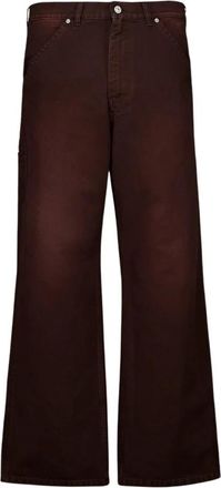 Marni Cacao Canvas Broek - Heren - Loose Fit Jeans - Bruin - M - Katoen - Jeans