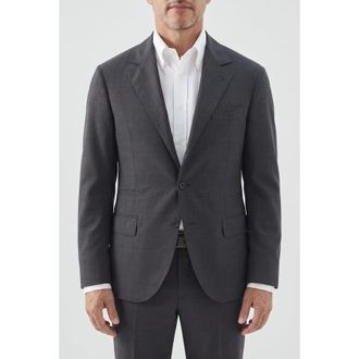 Brunello Cucinelli Dark Grey Wool Blazer, Brand Size 54 (US Size 44)