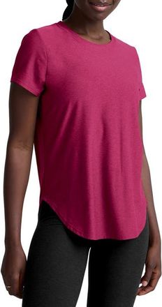 Beyond Yoga On the Down Low T-Shirt in Sangria Heather at Nordstrom, Size X-Small