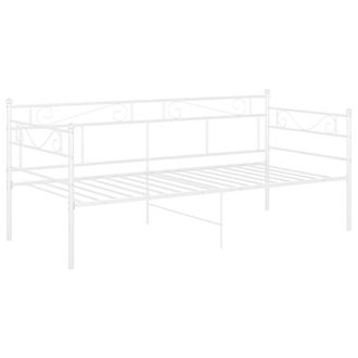 Berkfield Home Sofa Bed Frame White Metal 90x200 cm