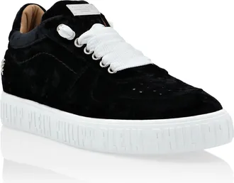 Philipp Plein Velvet Lo-Top Sneakers Plein Hurricane