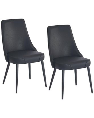 Worldwide Home Furnishings Set Of 2 Modern Dining Chair