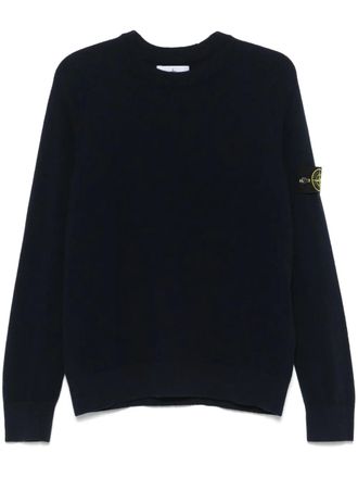 Stone Island RWS Geelong-wool sweater - men - RWS Virgin Wool - M - Blue