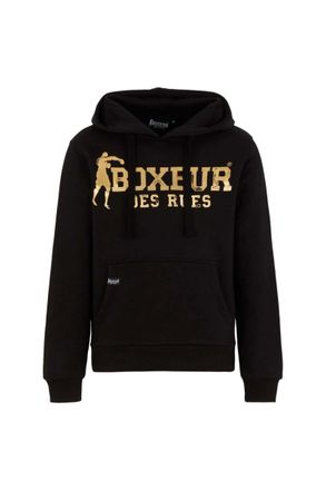 Boxeur Des Rues Sweatjacke BOXEUR DES RUES BOXEUR DES RUES Sweatjacke Hooded Full Zip, Herren, Gr. XL, schwarz, Sweatjacken Sweatjacke