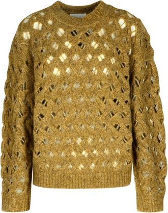 Isabel Marant Aurelia Beige Acrylic Blend Sweater