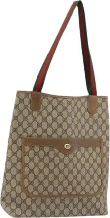 Gucci Pre-owned Tote Bags, female, Beige, Size: ONE SIZE Pre-owned Vintage Tote Bag