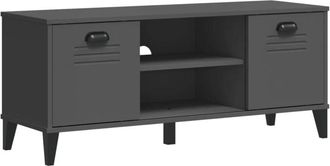 vidaXL Vidaxl - Shoe Bench viken Anthracite Grey 106x35x45 cm Engineered Wood