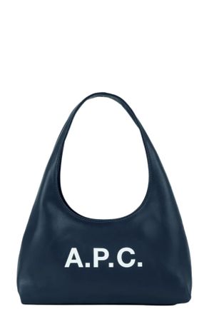 A.P.C. Blue Baby Ninon Polyurethane Shoulder Bag