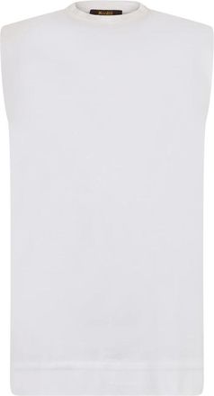 Moorer Lichtgewicht Veelzijdige Zomer Tanktop - Dames - Tops zonder mouwen - Wit - XS - Katoen - Tops