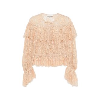 Sea New York Ruffled Lace Blouse