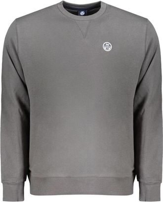 North Sails Casual Crew Neck Sweatshirt - Heren - Sweatshirts - Grijs - XL - Katoen - Hoodies & sweatvesten
