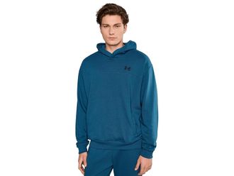 Under Armour Rival Lightweight Hoodie Mens Sweatshirt Wham Blue/Black : 2XL, Polyester
