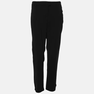 Just Cavalli Black Viscose Blend Trousers