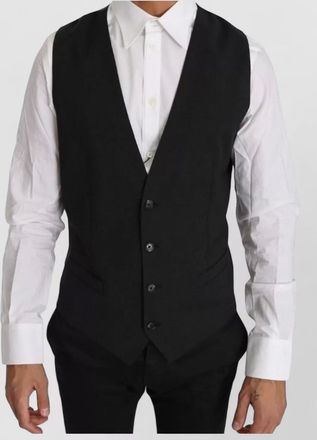 Dolce & Gabbana wool v-neck waistcoat