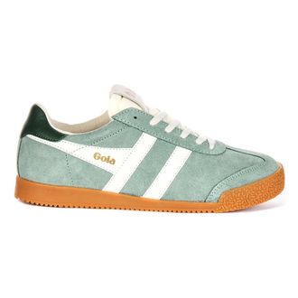 Gola Mint Suede Leather Trainers for Women - female - Gola - Sneakers - Green - 5 UK - Shoes