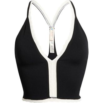 Free People FP Movement Ace in Lace Trim Camisole in Black at Nordstrom, Size X-Small