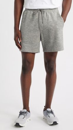 Zella Waffle Knit Shorts in Grey Heather at Nordstrom, Size Xx-Large