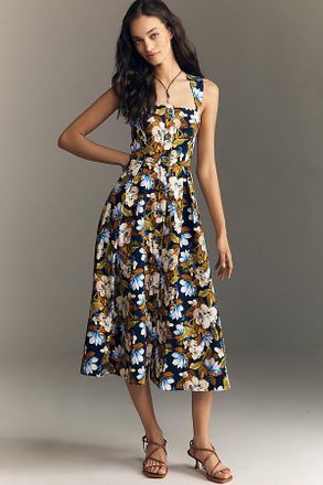 Maeve Square-Neck Buttondown Dress