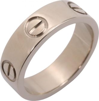 Cartier Silver White Gold (18K) Band Ring (Pre-Owned)
