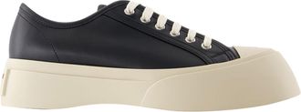 Marni Laced Up Sneakers - Marni - Leather - Black