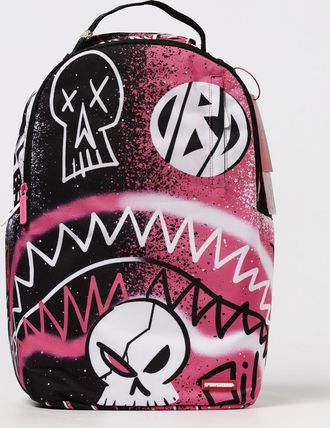 Sprayground Zaino Pink Punk Dlx Sprayground in nylon stampato