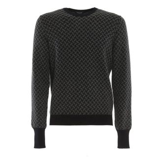 Drumohr Girocollo ML Biscottino - Knitwear - Hombre - Azul - L