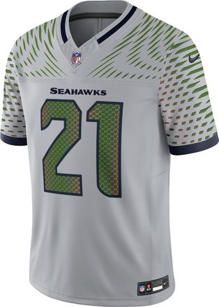 Nike Devon Witherspoon Seattle Seahawks Rivalries Collection Nike Mens Dri-FIT NFL Limited Jersey in Grey | 31NM0G5Y78F-QCV