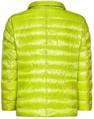Herno Womens Bicolor Polyamide Coat Clothing