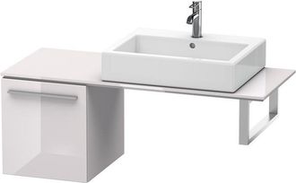 Duravit Armario Base Duravit X-large Para Consola 6532, 1 Caj&oacute;n, 400 Mm, Color (frente/cuerpo): Laca Blanca Lila Alto Brillo - Xl653202727