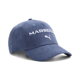 Puma Cappellino a coste Olympique de Marseille ftblCulture, Accessori, Blu, OSFA