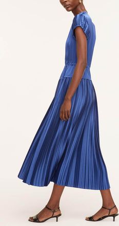 Rebecca Taylor Pleated Sleeve Dress