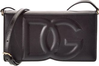 Dolce & Gabbana Dg Logo Leather Phone Bag (Authentic Pre-Loved)