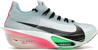 Nike Mens Alphafly 3 Running Shoes In Glacierblue/black/mintfoam/greenshock