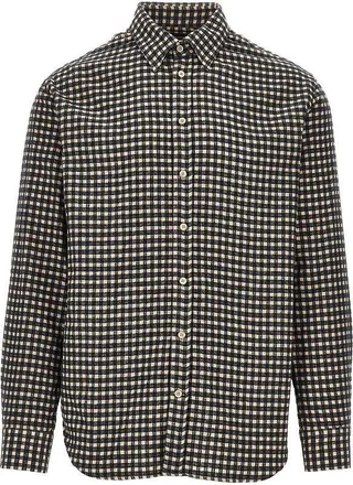 Emporio Armani Flannel shirt with check motif Man XXL